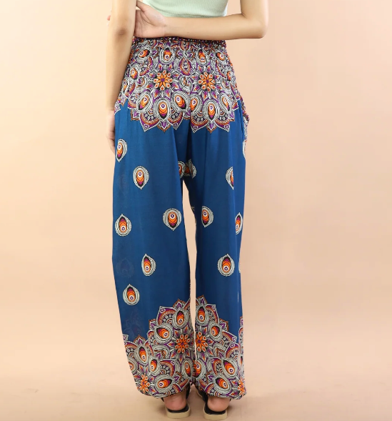 Gypsy Pants -  Mandala Drops, Teal