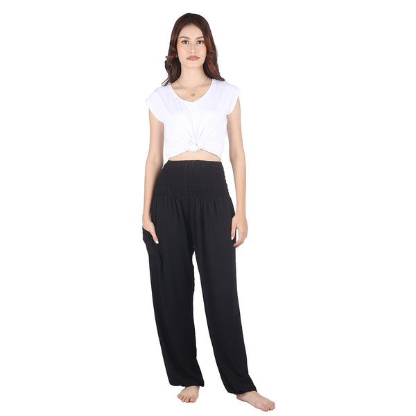 Spandex Gypsy Pants - Plain Black