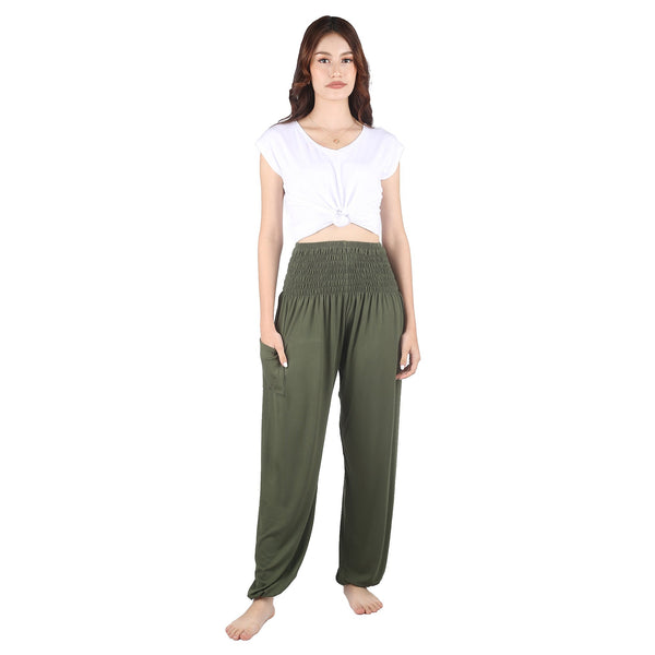 Spandex Gypsy Pants - Olive