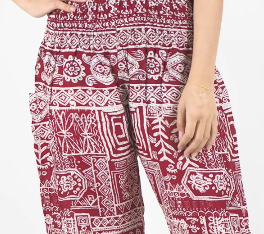 Gypsy Pants - Aztec Red - Wanderlust Apparel SA