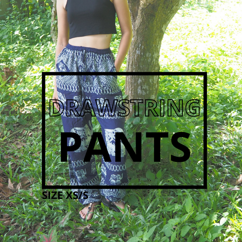 Unisex Drawstring Pants - Size XS/S