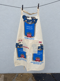 Flour Bag Apron | Witbrood-Meelblom Print
