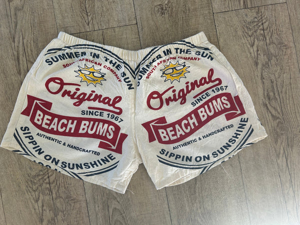 Original Beach Bums Vintage Graphic Lounge Shorts
