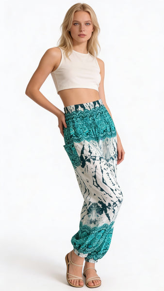 Gypsy Pants - Mirage - Turquoise