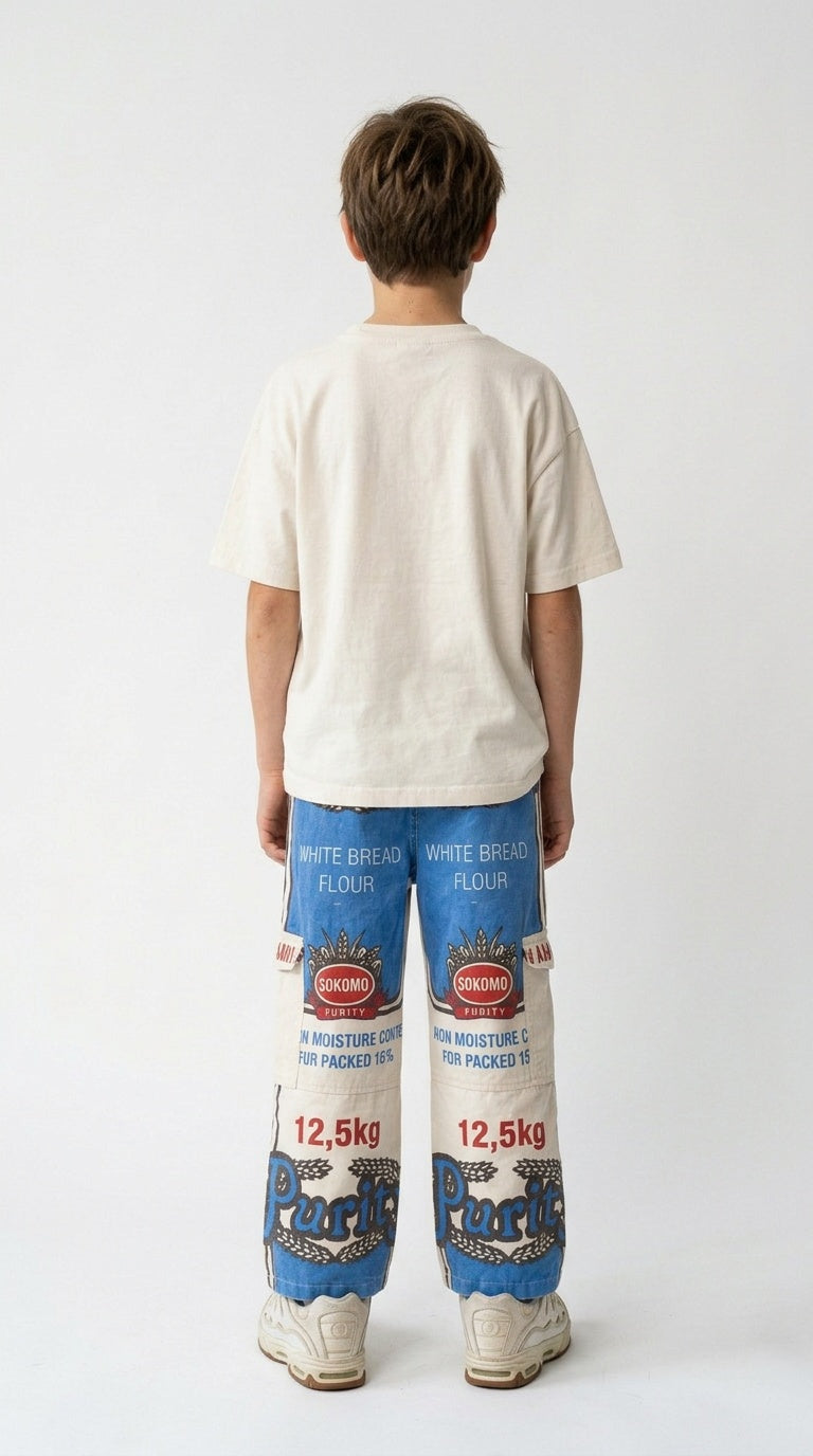 Kids Meelsak Broeke – Flour Bag Pants