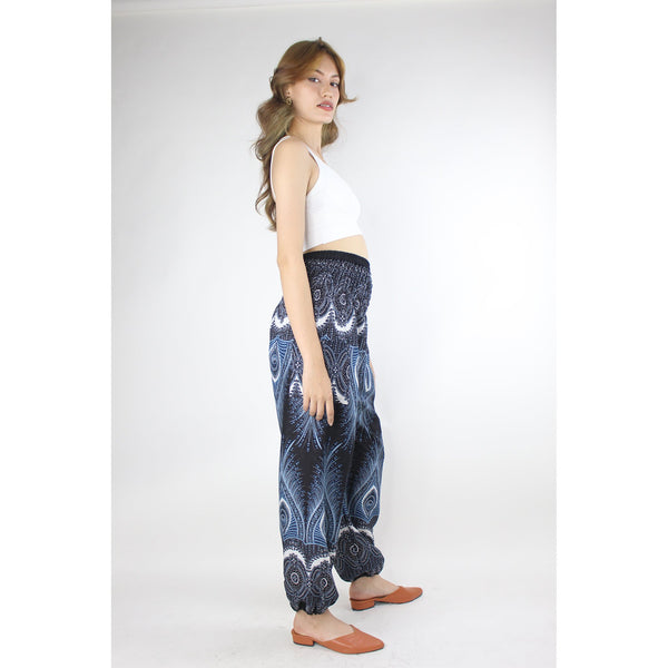 Gypsy Pants - Abstract Feather, Black