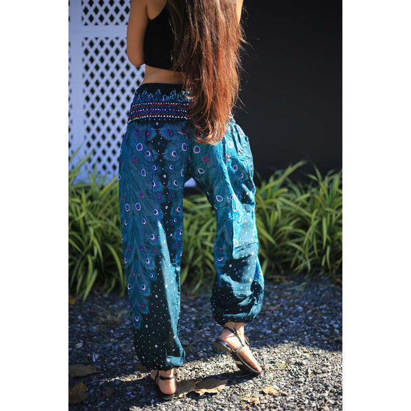 Gypsy Pants - Peacock Fantasy, Teal