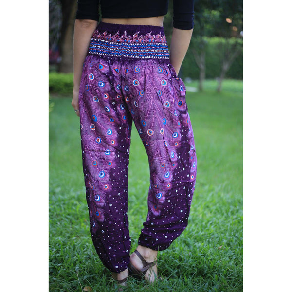 Gypsy Pants - Peacock Fantasy, Purple