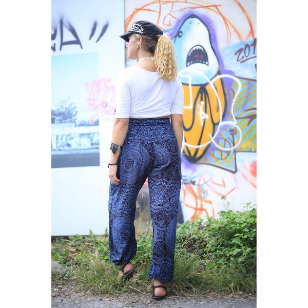 Gypsy Pants - Monotone Mandala - Midnight - Wanderlust Apparel SA