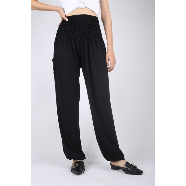 Spandex Gypsy Pants - Plain Black