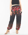 Gypsy Pants - Vintage Floral Black