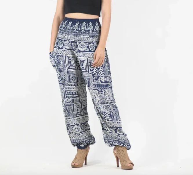 Gypsy Pants - Aztec Navy - Wanderlust Apparel SA
