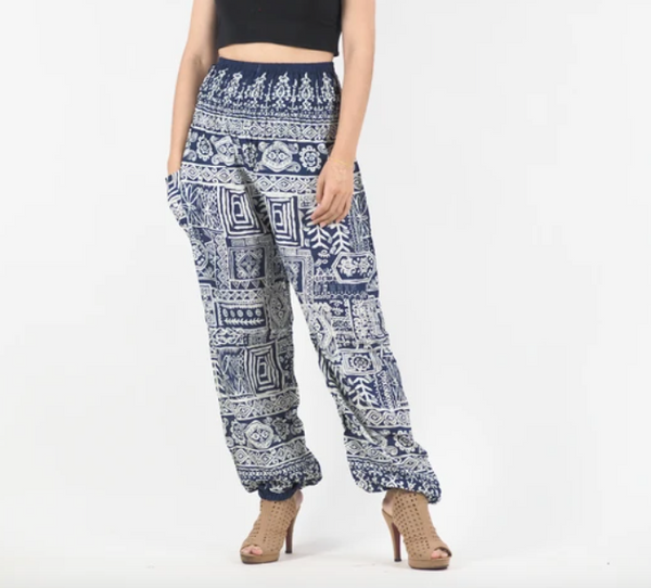 Gypsy Pants - Aztec Navy - Wanderlust Apparel SA