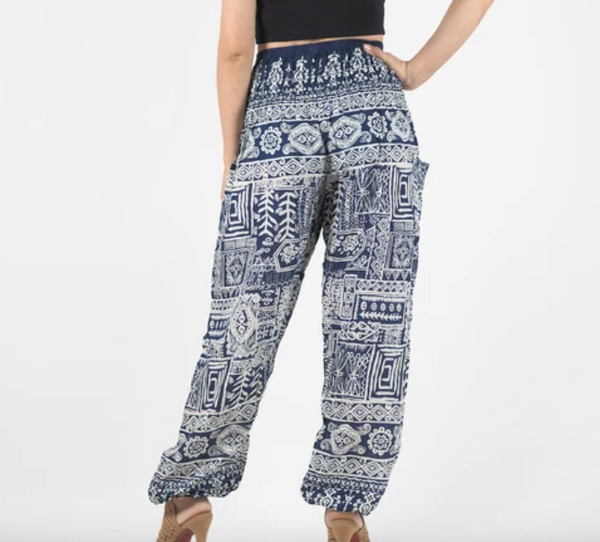 Gypsy Pants - Aztec Navy - Wanderlust Apparel SA