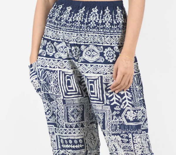 Gypsy Pants - Aztec Navy - Wanderlust Apparel SA