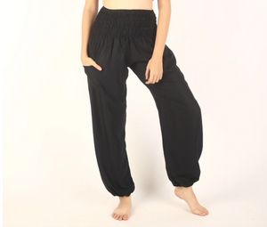 Gypsy Pants - Plain Black – Wanderlust Apparel SA