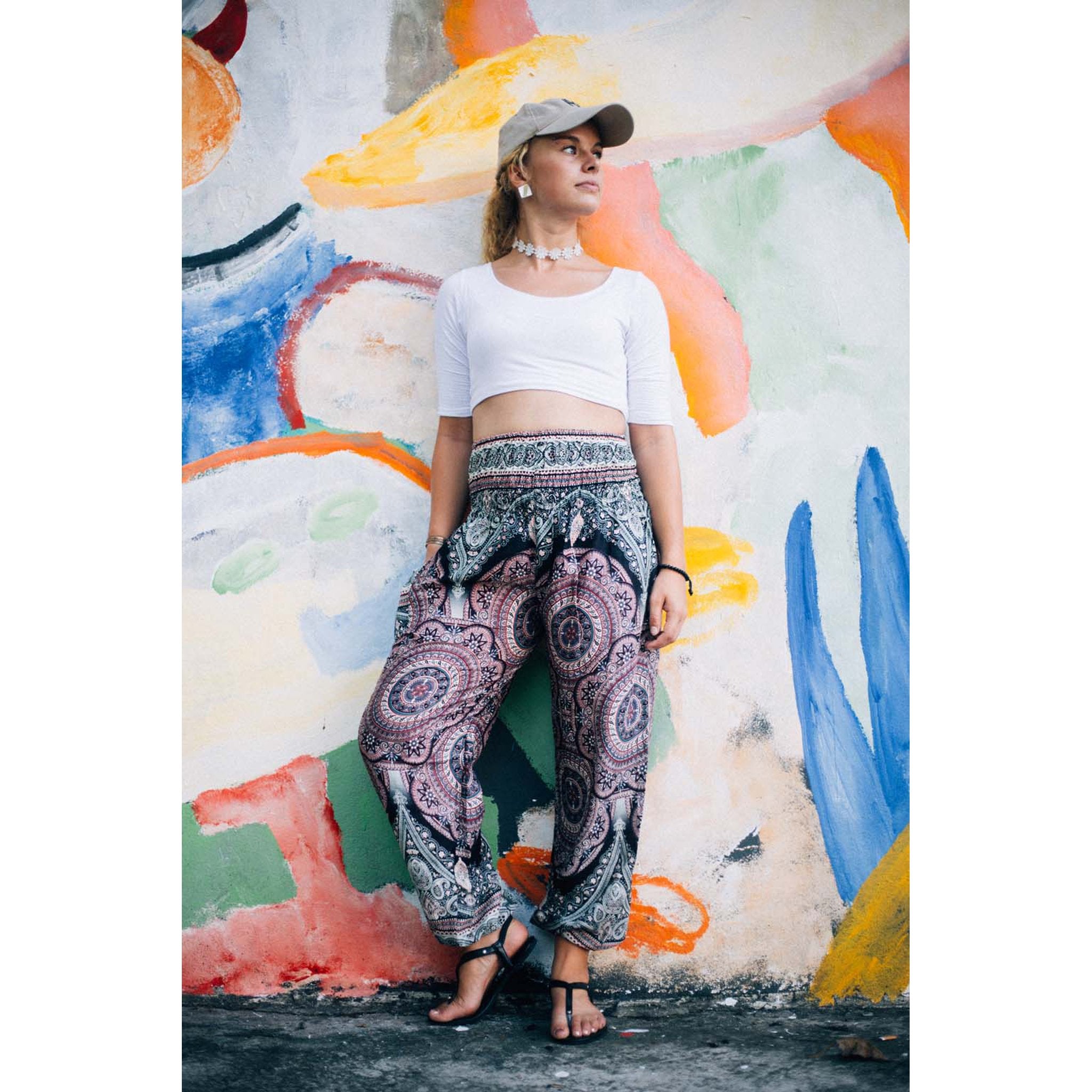Gypsy Pants - Temple Mandala Black